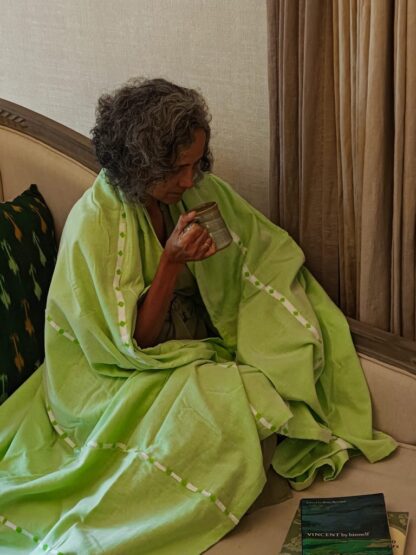 Calyz Layered Green Summer Throw - Image 4